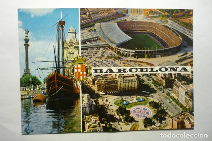 Postales: postal barcelona -camp nou - Foto 1