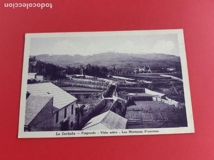Postkarten: PUIGCERDA-GIRONA-PRINCIPIOS DE SIGLO-SIN CIRCULAR-EXCELENTE ESTADO