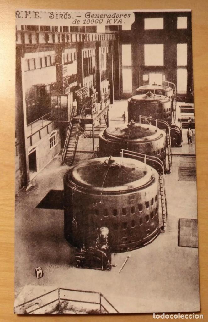 Postales: FS 1 Tarjeta Postal - Reproducci&oacute;n - R.F.E. Ser&oacute;s Generadores 10000 KVA - Ajuntament Lleida / SEGRE