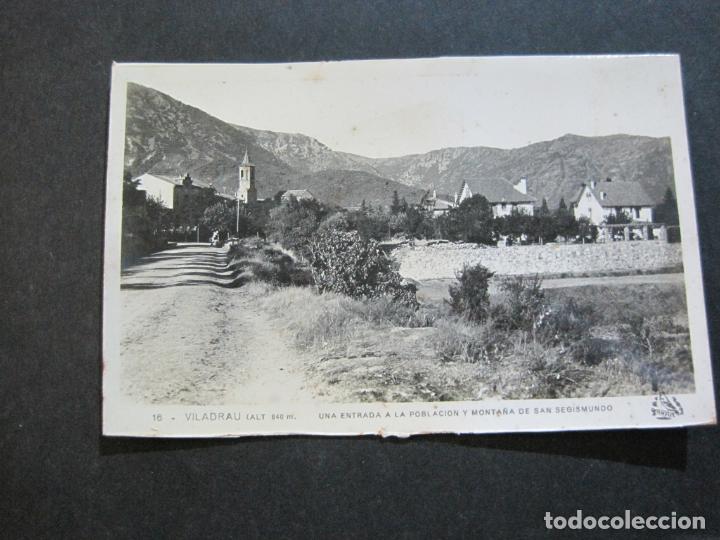 Cartes Postales: VILADRAU-UNA ENTRADA A LA POBLACION-FOTOGRAFICA-POSTAL ANTIGUA-(71.749)