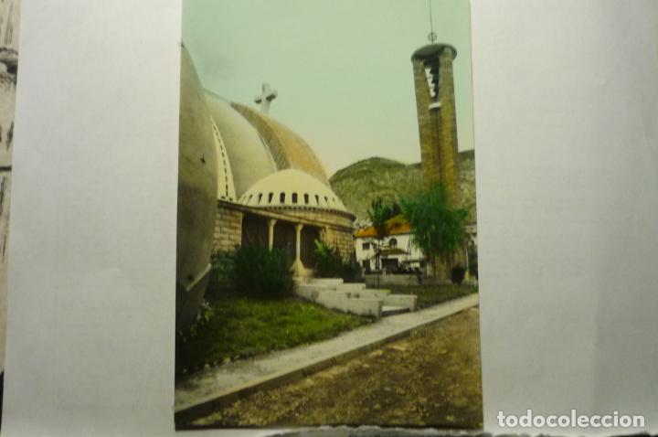Postales: postal pont de suert-iglesia nueva.-detalle exterior coloreada cm