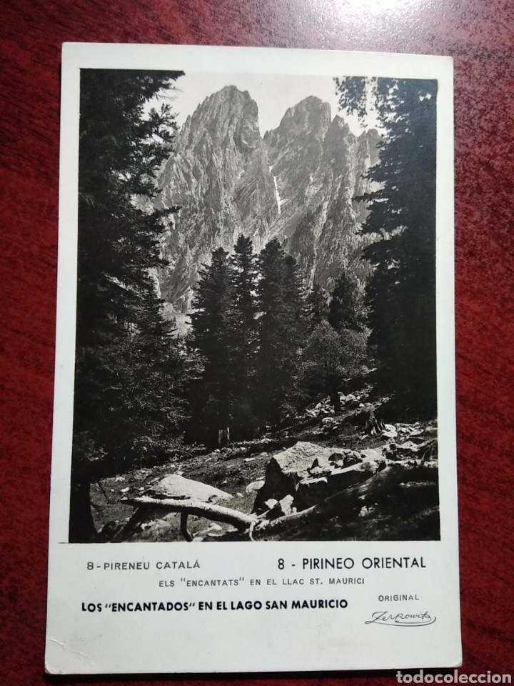 Postales: PIRINEU CATAL&Aacute; N&ordm; 8 ELS ENCANTATS EN EL LLAC SANT MAURICI .- FOTO ZERKOWITZ