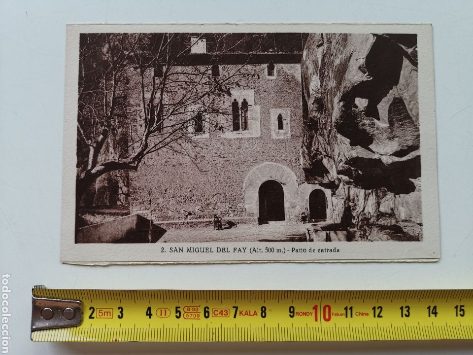 Postais: Postal de Sant Miquel del Fai N&ordm;2 Patio de Entrada L. Roisin