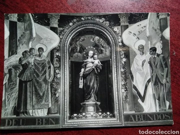 Postales: LERIDA .- CASTELL DEL REMEY , DETALLE DEL ALTAR MAYOR .- FOTO CALAFELL