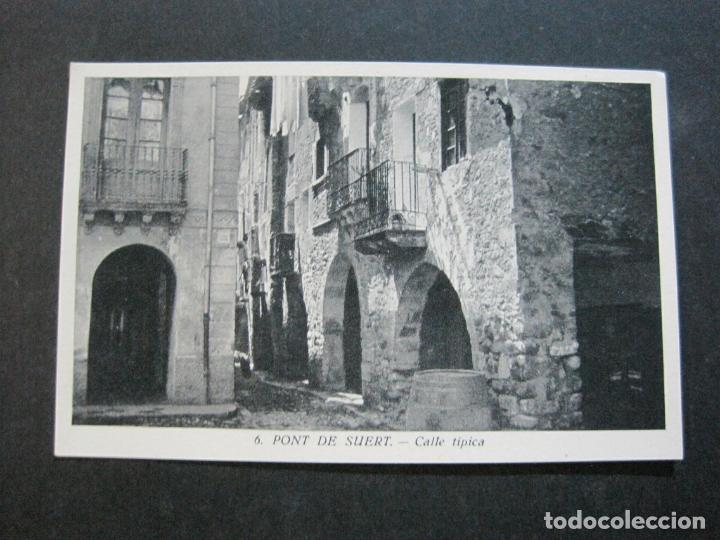 Postales: PONT DE SUERT-CALLE TIPICA-MUMBRU HUECOGRABADO-POSTAL ANTIGUA-(71.877)