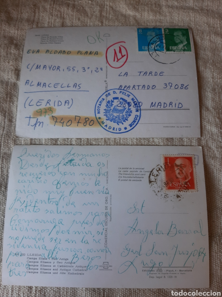 Postales: LERIDA PARA PROGRAMA LA TARDE MADRID - Foto 2