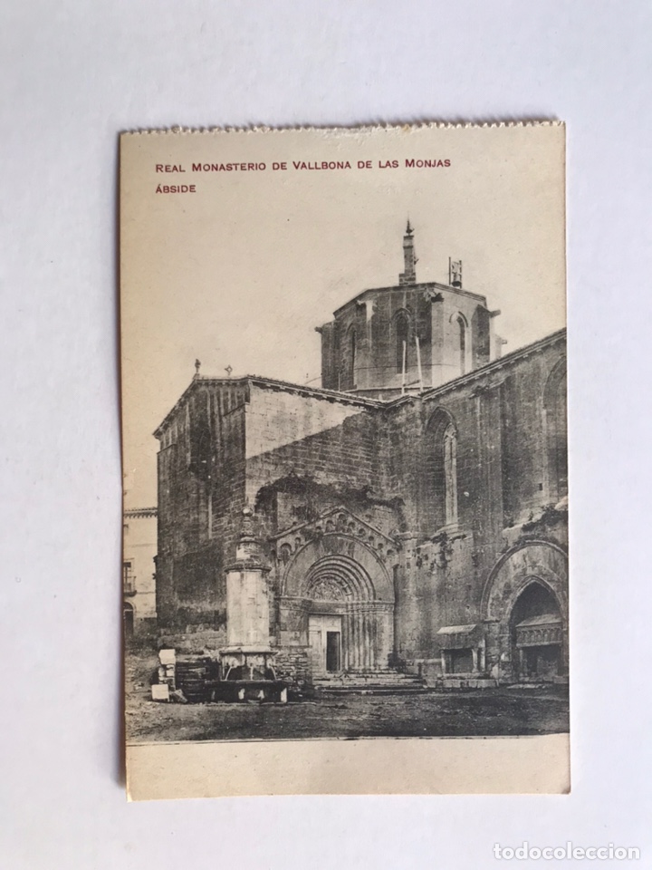 Postales: LERIDA Postal, Real Monasterio de Vallbona de las Monjas Abside Uni&oacute;n Postal Universal (h.1920?) S/C