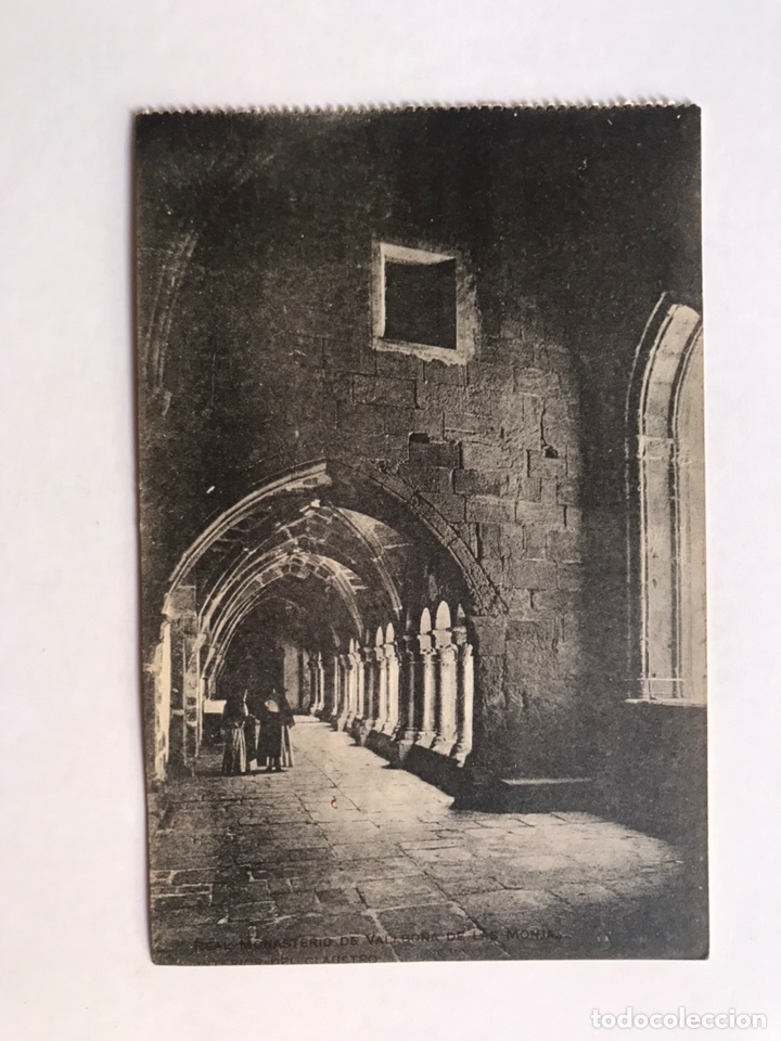 Postales: LERIDA Postal, Real Monasterio de Vallbona de las Monjas. Interior del Claustro (h.1920?)