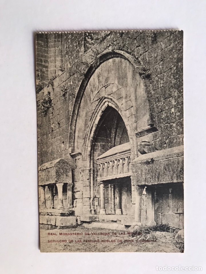 Postales: LERIDA Postal, Real Monasterio de Vallbona de las Monjas. Sepulcro de las familias nobles...