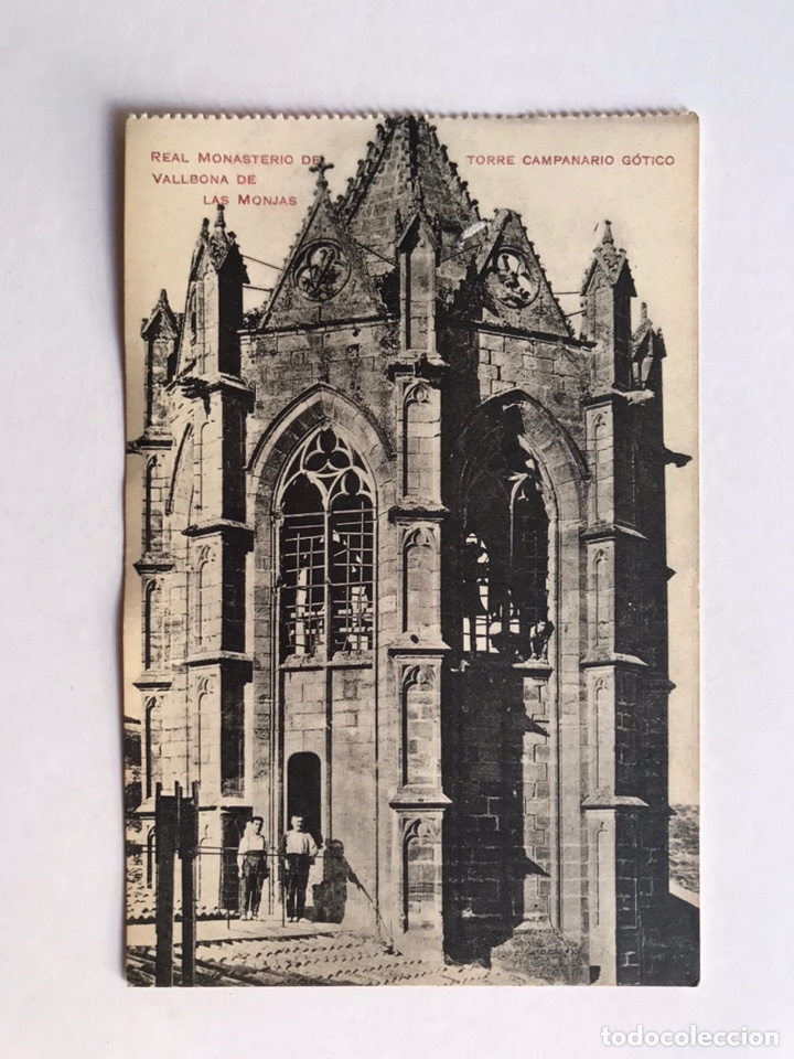 Postales: LERIDA Postal, Real Monasterio de Vallbona de las Monjas. Torre Campanario Gotico (h.1920?) S/C