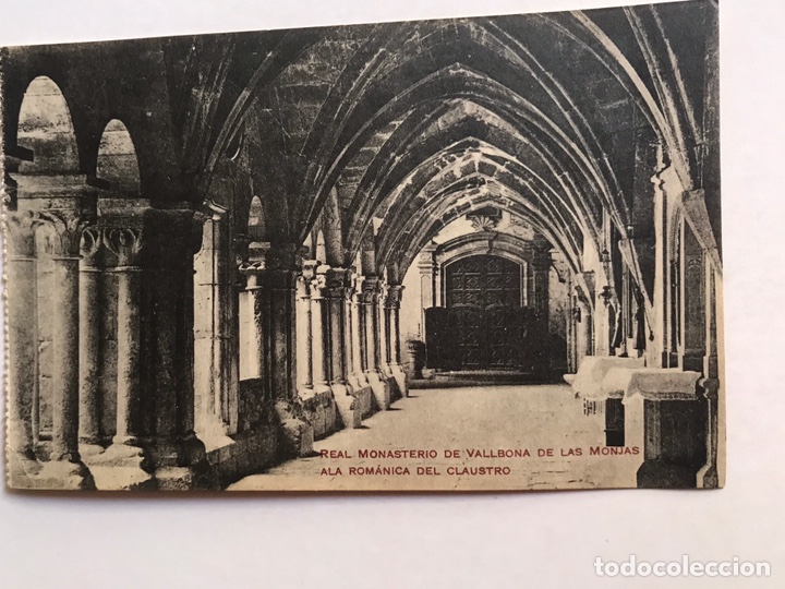 Postales: LERIDA Postal, Real Monasterio de Vallbona de las Monjas. Ala Romanica del Claustro (h.1920?)