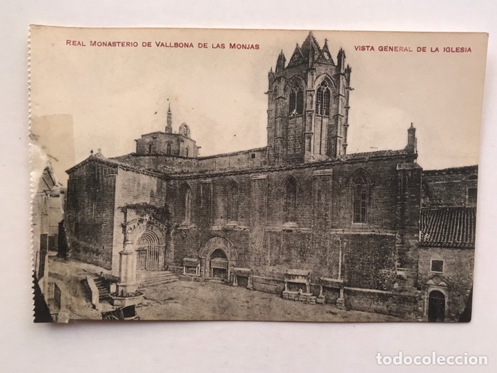 Postales: LERIDA Postal, Real Monasterio de Vallbona de las Monjas. Vista General de la Iglesia ROTA