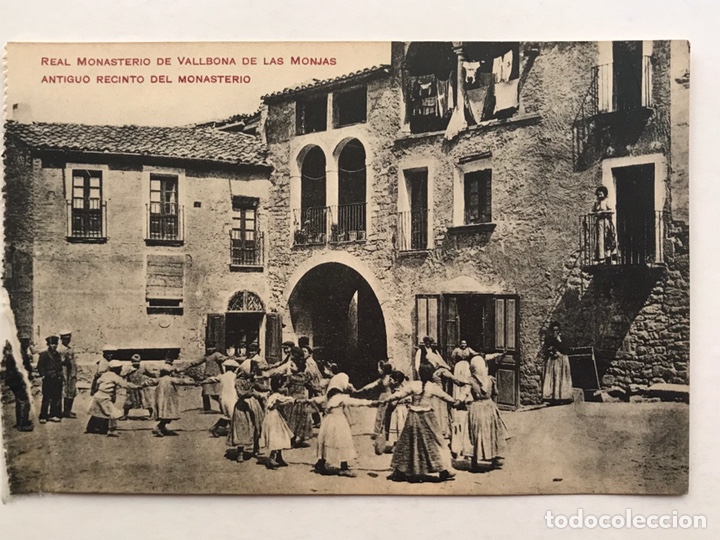 Postales: LERIDA Postal, Real Monasterio de Vallbona de las Monjas. Antiguo recinto del Monasterio. ROTA..