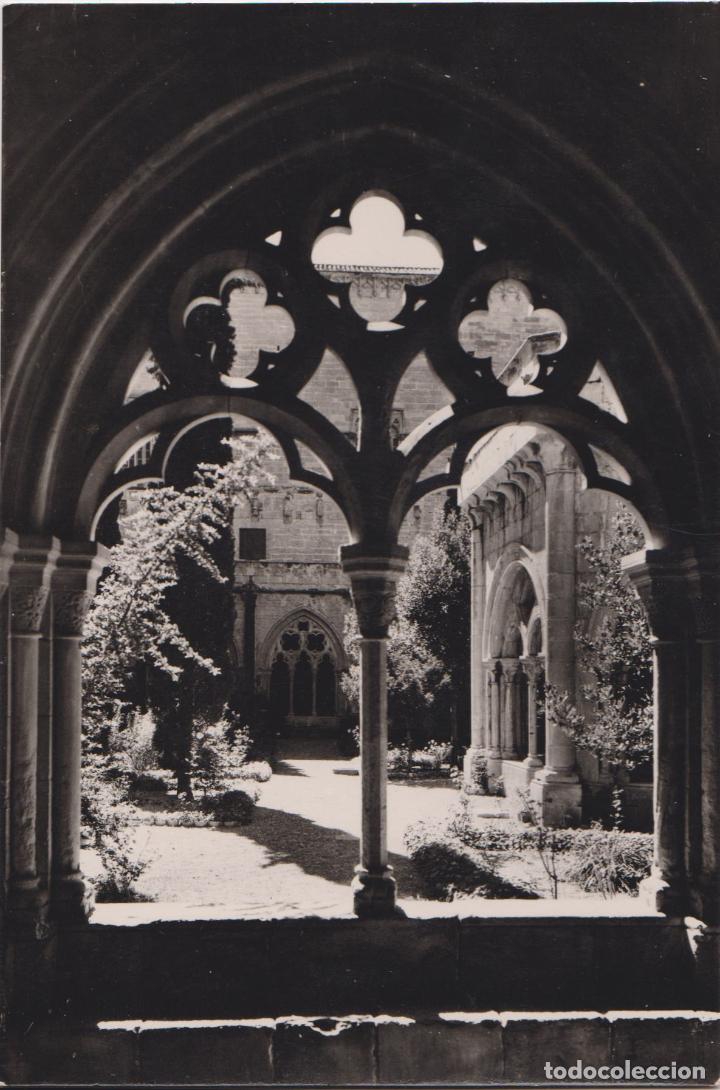 Postales: REAL MONASTERIO DE POBLET, CALADOS DEL CLAUSTRO G&Oacute;TICO (S.XIII) - CLIS&Eacute; L.PLASENCIA - S/C