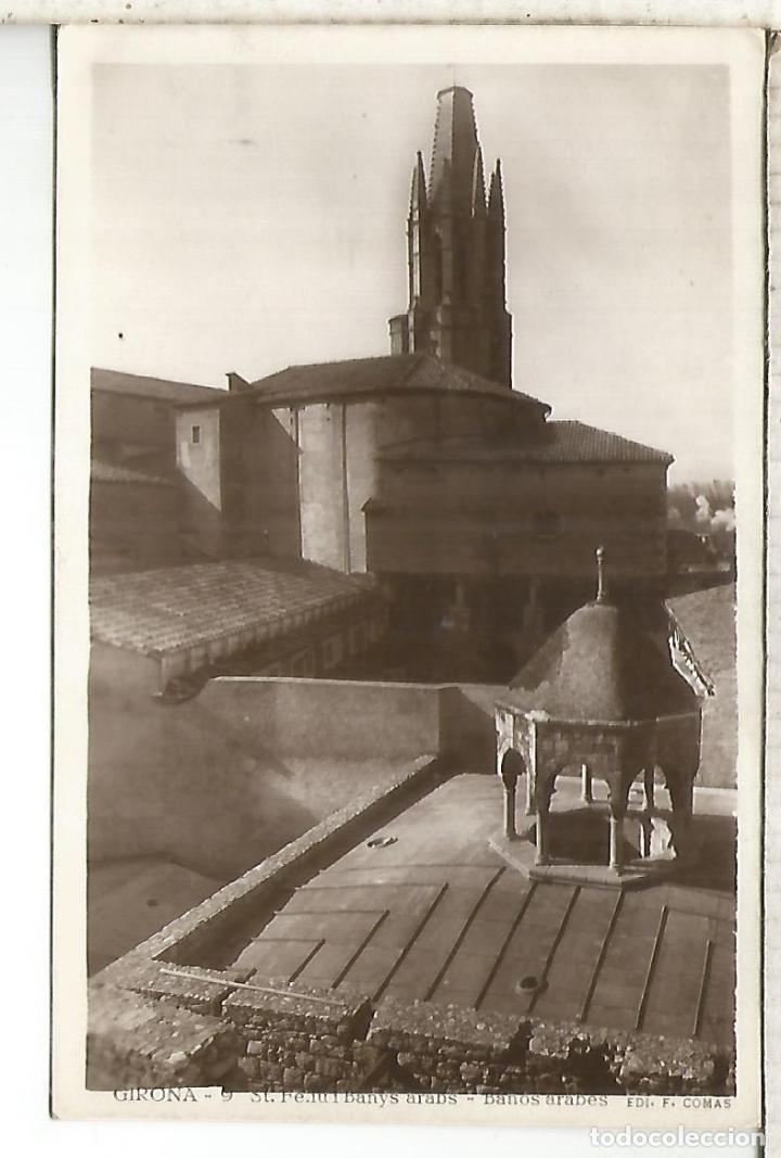 Postales: BA&Ntilde;OS ARABES GERONA ESCRITA - Foto 1