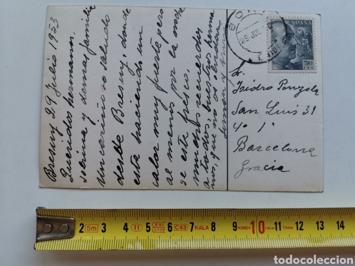 Postales: Postal de Sort de 1953 - Foto 3