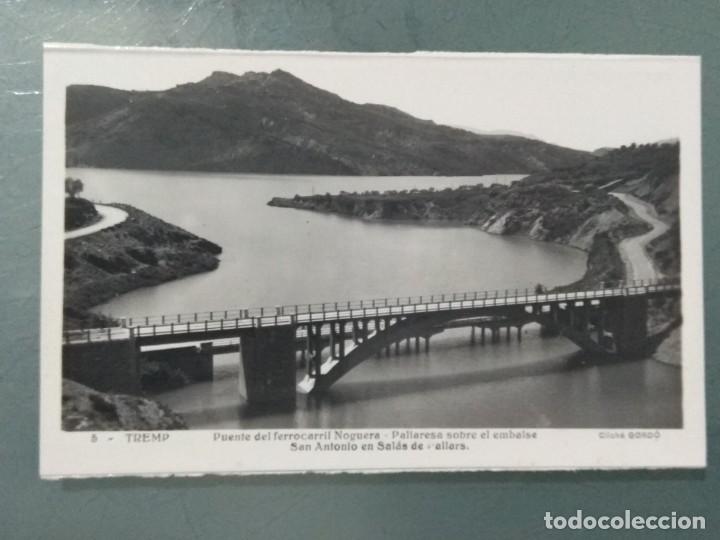 Postales: POSTAL - TREMP. PUENTE DEL FERROCARRIL. - Foto 1