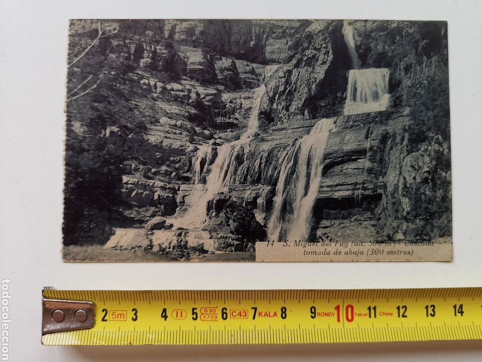 Postales: Postal de Sant Miquel del Fai N&ordm;14 Cascada tomada desde abajo