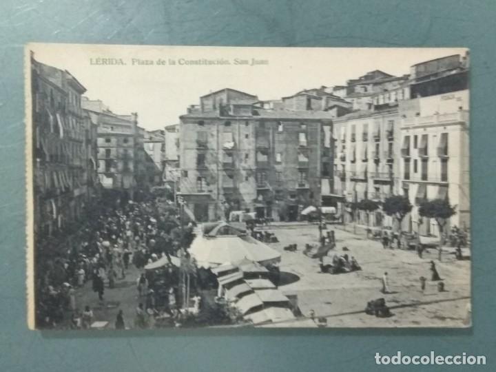 Postales: POSTAL LERIDA. PLAZA DE LA CONSTITUCION. SAN JUAN.