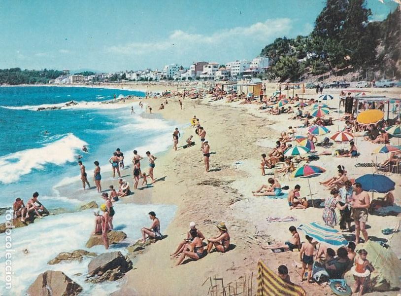 Postales: LLORET DE MAR - PLAYA ES BERNAT - Foto 1