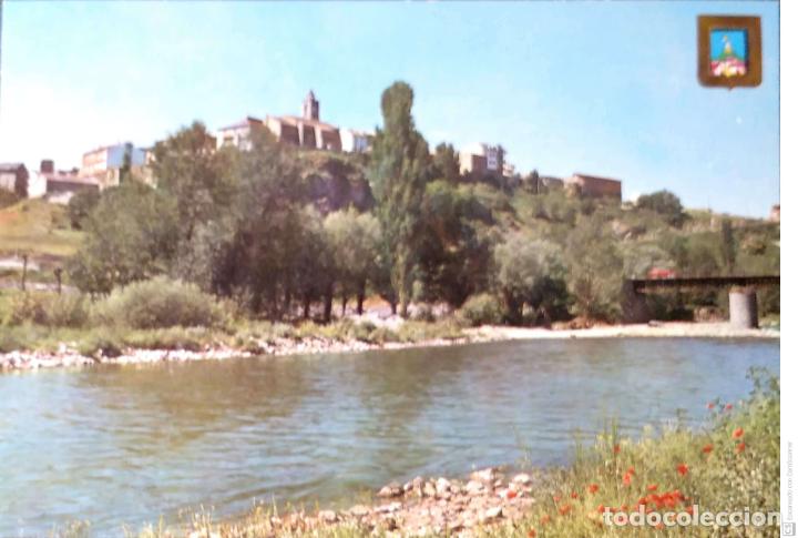 Postales: Bellver de Cerdanya. 5 Vista parcial y r&iacute;o Segre. Escudo de Oro. Nueva. Color