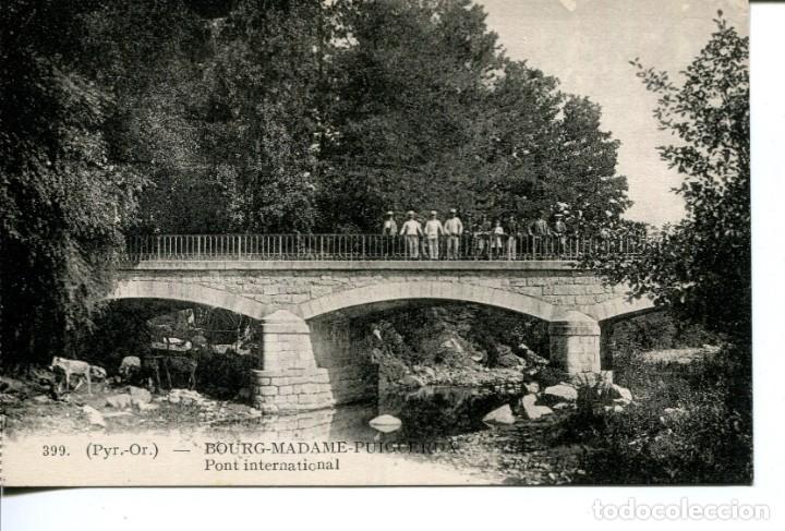 Postales: FRONTERA-PUIGCERDA-BOURG-MADAME-PUENTE INTERNACIONAL-POLICIAS