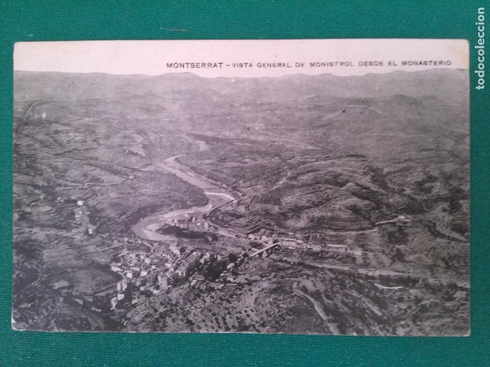 Cartoline: montserrat - vista general de monistrol desde el monasterio - miss&eacute; hermanos barna