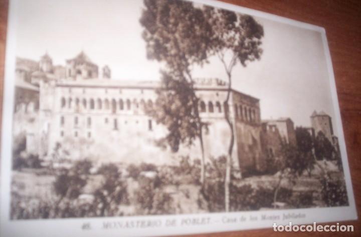 Postales: MONASTERIO DE POBLET - CASA DE LOS MONJES JUBILADOS
