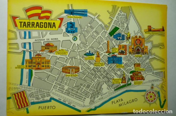 Postales: POSTAL TARRAGONA-MAPA - Foto 1
