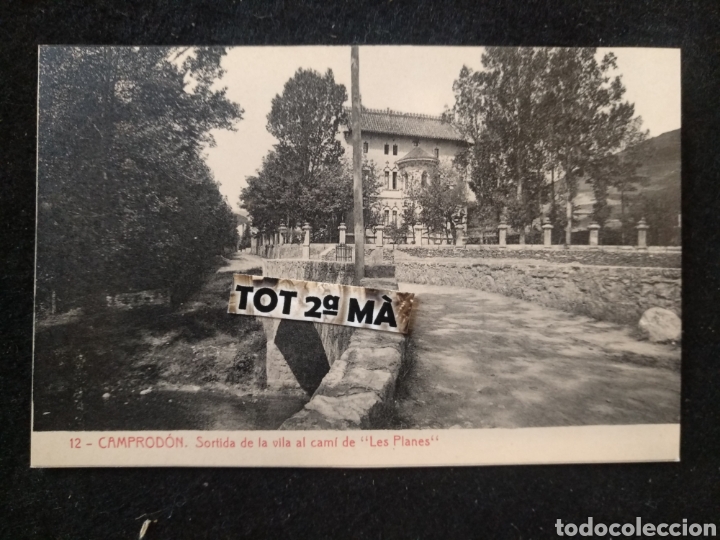 Postales: Postal Camprodon, sortida de la Vila al cami de les planes, thomas - Foto 1