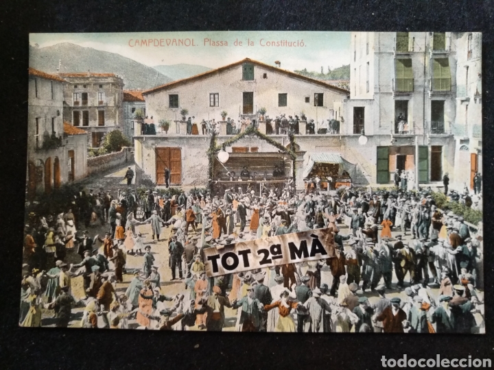 Postales: Postal Campdevanol, plassa de la constitucio ( Ripoll) - Foto 1