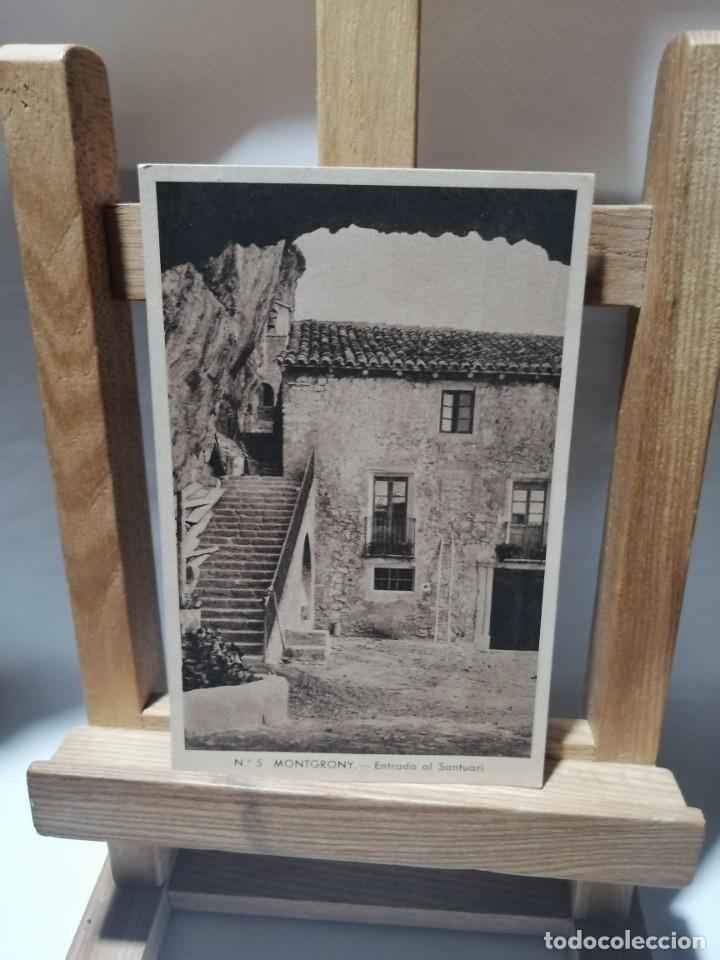 Postkarten: POSTAL MONTGRONY ENTRADA AL SANTUARI SIN CIRCULAR