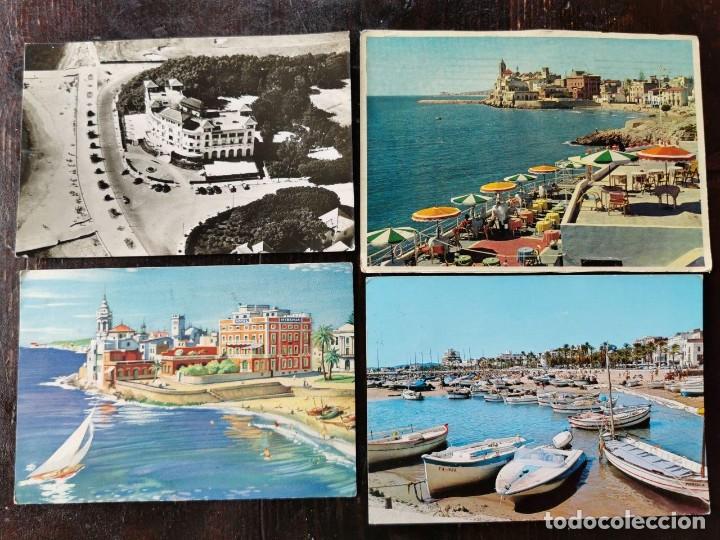 Postales: 4 POSTALES DE SITGES A&Ntilde;OS 50 - Foto 1