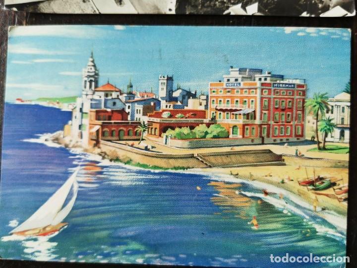 Postales: 4 POSTALES DE SITGES A&Ntilde;OS 50 - Foto 4