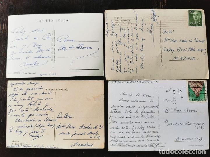 Postales: 4 POSTALES DE SITGES A&Ntilde;OS 50 - Foto 6
