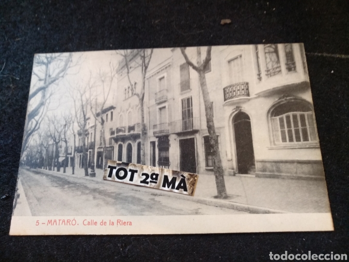 Postales: Postal Matar&oacute;, calle de la riera - Foto 1