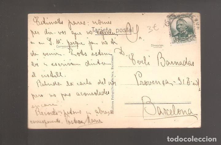 Postales: 1 postal de espa&ntilde;a olot 1935 - Foto 2