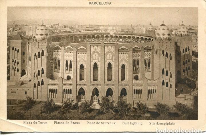Postales: BARCELONA-PLAZA DE TOROS LA MONUMENTAL-ROISIN