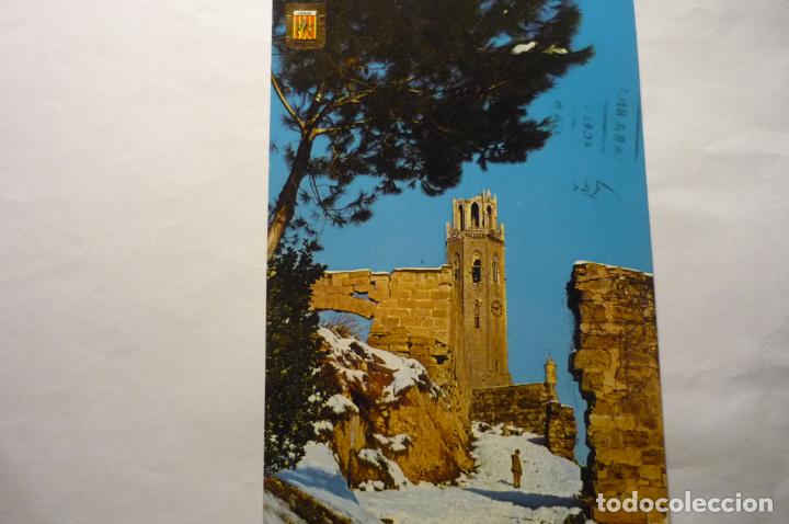 Postales: postal lerida,.seo antigua y murallas circulada -cm