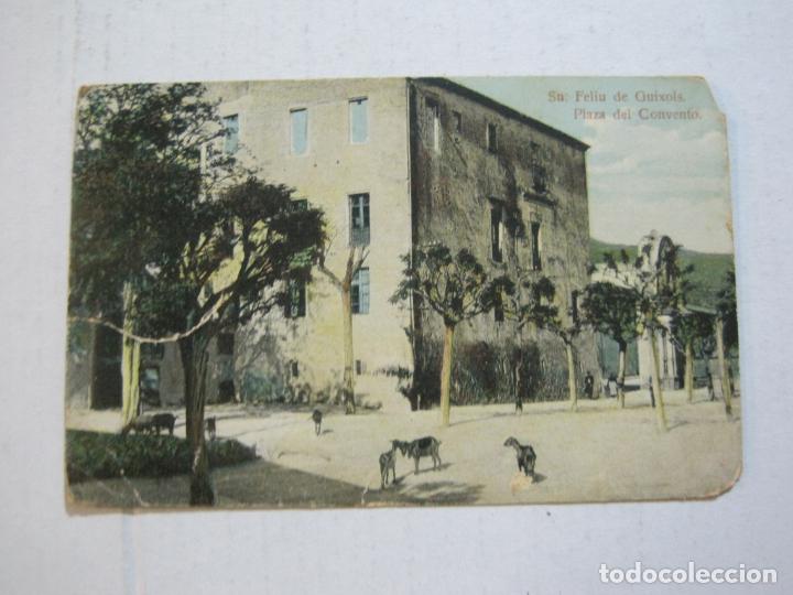 Postales: SANT FELIU DE GUIXOLS-PLAZA DEL CONVENTO-POSTAL ANTIGUA-(73.385)