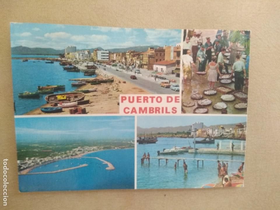 Postales: Postal puerto de cambrils