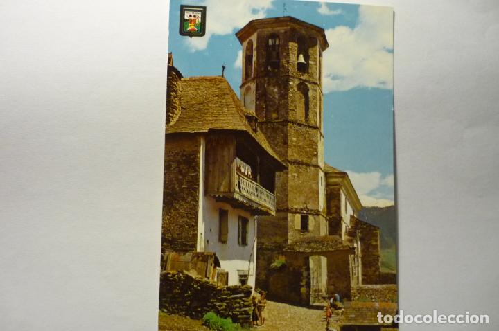 Postales: POSTAL ARROS-VALL D&acute;ARAN IGLESIA