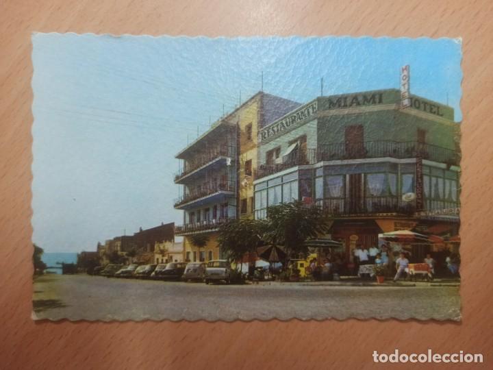 Postkarten: ANTIGUA TARJETA POSTAL HOTEL RESTAURANTE MIAMI SAN CARLOS DE LA R&Aacute;PITA CATALU&Ntilde;A