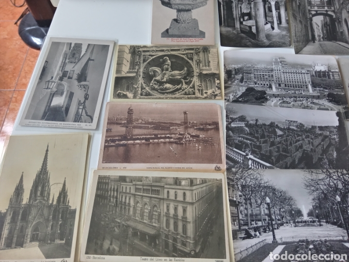Postales: Lote de 21 postales variadas de Barcelona - Foto 2