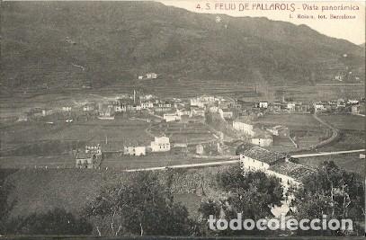 Postais: ANTIGUA POSTAL 4 S FELIU DE PALLAROLS VISTA PANORAMICA L ROISIN
