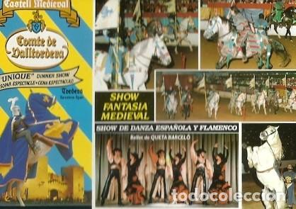 Cartoline: POSTAL A COLOR CASTELL MEDIAVAL COMTE DE VALLTORDERA