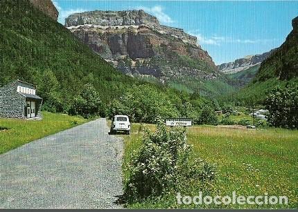 Cartoline: POSTAL A COLOR N&ordm; 22 PARQUE NACIONAL DE ORDESA ENTRADA AL VALLE Y LA FRAUCATA AL FONDO