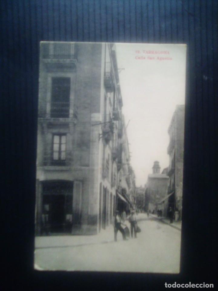 Postales: Tarragona-Calle de San Agust&iacute;n.