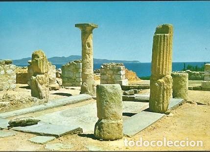 Cartoline: POSTAL A COLOR N&ordm; 1443 AMPURIAS ATRIO DE LA CASA ROMANA