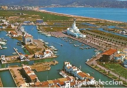 Cartoline: POSTAL A COLOR N&ordm; GE 3129 COSTA BRAVA AMPURIABRAVA DETALLE DEL CLUB NAUTICO